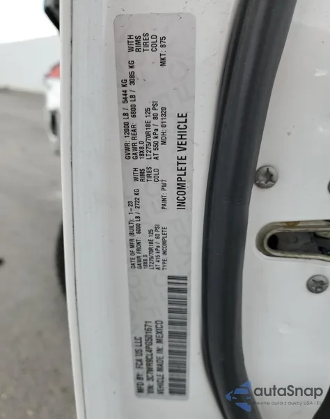 2023 Ram 3500 из США, поврежденный, VIN 3C7WR9CL4PG501671